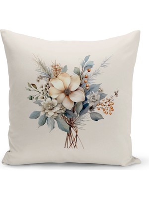 Bertille Home Yılbaşı Serisi Çift Tarafı Dijital Baskılı Kırlent Kılıfı (Christmas Noel Cushion Cover)