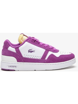 Lacoste T-Clip Kadın Mor Sneaker