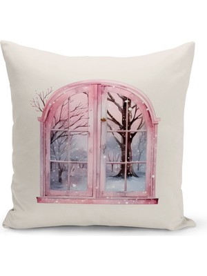 Bertille Home Yılbaşı Serisi Çift Tarafı Dijital Baskılı Kırlent Kılıfı (Christmas Noel Cushion Cover)