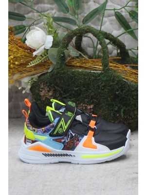 M.P. 242 3325 Siyah Mavi Rahat Hafif Orijinal Ürün Erkek Çocuk Ayakkabı