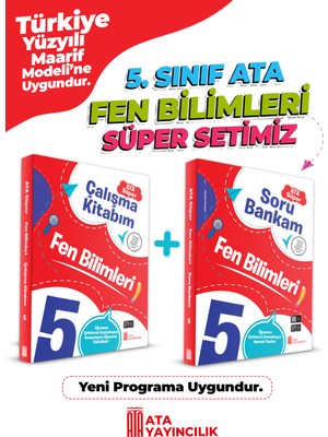 5. Sınıf Fen Bilimleri Süper Set Soru Bankam + Çalışma Kitabım