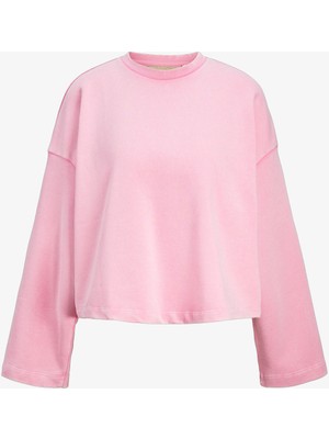 Jjxx Jxelizabeth Loose Kadın Pembe Sweatshirt 12263614-MOONLITE Mauve