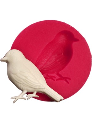 Depposite Minik Kuş Silikon Silikon Kokulu Taş & Sabun Kalıbı 5x3 Cm