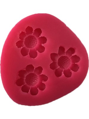 Depposite Silikon Kalip - Üçlü Papatya (7*7 Cm)