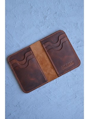 Oh Deer Leather El Yapımı  Kartlık/cüzdan