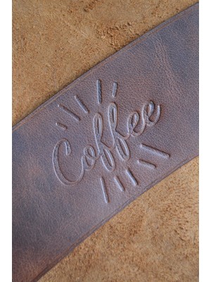 Oh Deer Leather El Yapımı  Coffee Sleeve/ Bardak Tutacağı