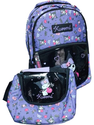 Slazenger Kuromi Okul Çantası ve Beslenme Çantası Seti 2938-2940