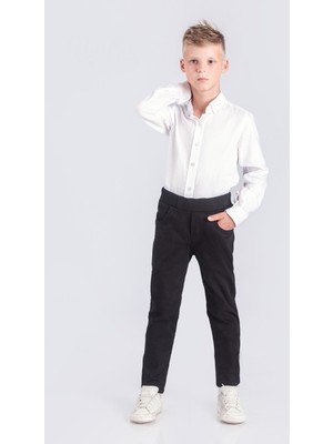 Pınar Bebe Erkek Çocuk Beli Lastikli Okul Pantolonu