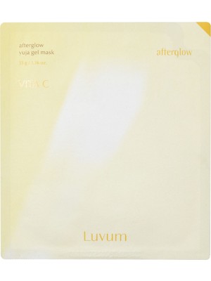 Luvum Şeffaflaşan Kore Maske Yuja Aydınlatıcı - Calming Repair Cica Gel Mask