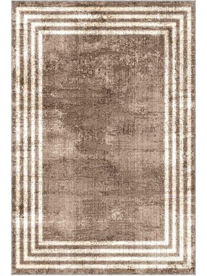 Artizon Halı Art-249 Beyaz Taban Dekoratif Kilim Ince Yıkanabilir Süngerli Dot Taban Salon Halısı