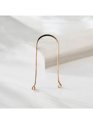 Bu İyi Gelir Saf Bakır Dil Temizleyici ve Sıyırıcı Ağız Kokusu Önleyici Yoga Ayurvedik Dil Temizleyici