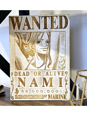 Wanted Nami Bounty Duvar Poster. Wanted Duvar Pano