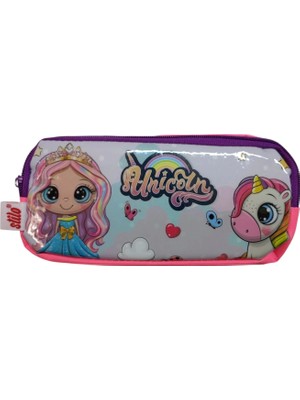 STİLO ÇİFT BÖLMELİ KALEM ÇANTASI ( Unicorn )