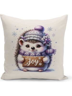 Bertille Home Yılbaşı Serisi Çift Tarafı Dijital Baskılı Kırlent Kılıfı (Christmas Noel Cushion Cover)