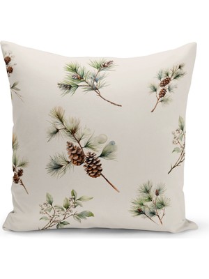 Bertille Home Yılbaşı Serisi Çift Tarafı Dijital Baskılı Kırlent Kılıfı (Christmas Noel Cushion Cover)