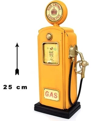 Modaliz Dekoratif Metal Yakıt Pompası