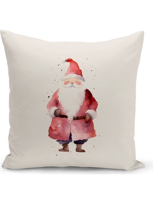 Bertille Home Yılbaşı Serisi Çift Tarafı Dijital Baskılı Kırlent Kılıfı (Christmas Noel Cushion Cover)