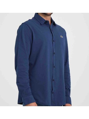 Lacoste Basıc Indigo Regular Pike Gömlek