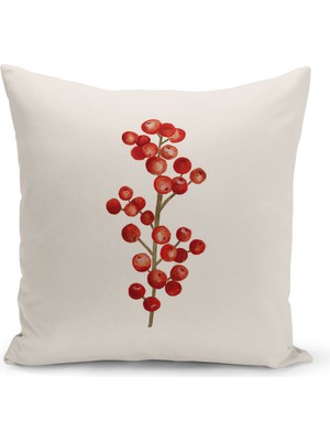 Bertille Home Yılbaşı Serisi Çift Tarafı Dijital Baskılı Kırlent Kılıfı (Christmas Noel Cushion Cover)