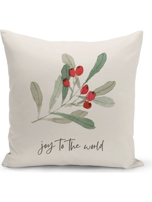 Bertille Home Yılbaşı Serisi Çift Tarafı Dijital Baskılı Kırlent Kılıfı (Christmas Noel Cushion Cover)