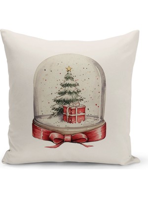 Bertille Home Yılbaşı Serisi Çift Tarafı Dijital Baskılı Kırlent Kılıfı (Christmas Noel Cushion Cover)