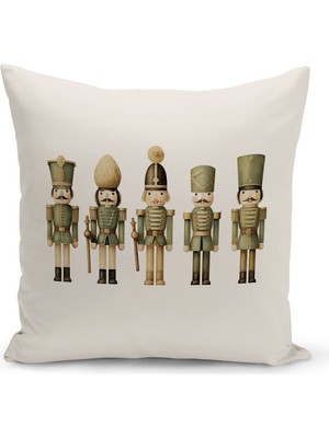 Bertille Home Yılbaşı Serisi Çift Tarafı Dijital Baskılı Kırlent Kılıfı (Christmas Noel Cushion Cover)