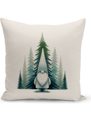 Bertille Home Yılbaşı Serisi Çift Tarafı Dijital Baskılı Kırlent Kılıfı (Christmas Noel Cushion Cover)