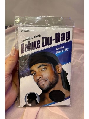 Barly Siyah Renk Durag Bandana