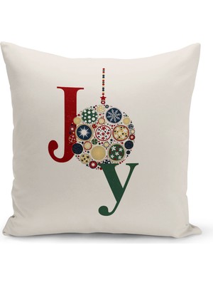 Bertille Home Yılbaşı Serisi Çift Tarafı Dijital Baskılı Kırlent Kılıfı (Christmas Noel Cushion Cover)
