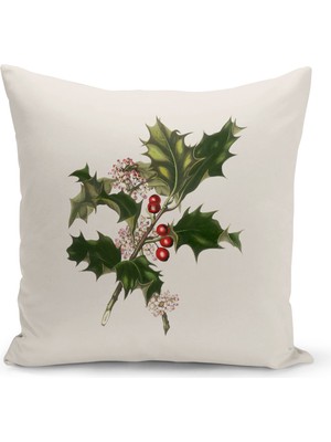 Bertille Home Yılbaşı Serisi Çift Tarafı Dijital Baskılı Kırlent Kılıfı (Christmas Noel Cushion Cover)