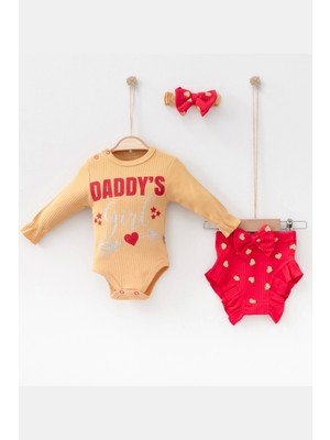 Beruflic Daddy's Girl Bandanalı Kız Bebek Takımı