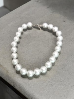 Crystal Atelier Büyük Inci Boncuk Choker Aesthetic Vintage Soft Hediyelik Tasarım Kolye1 Adet