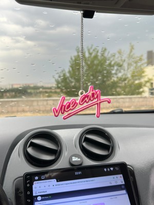 3DreaMaker Vice City Dikiz Aynası Süsü - Araç Içi Aksesuar