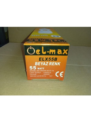 Elmax 55W Tasarruflu Ampül