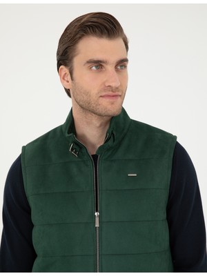 Pierre Cardin Erkek Yeşil Deri Ceket 50300552-700