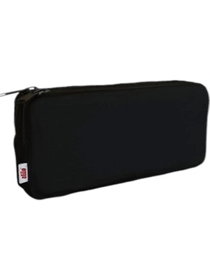 Stilo Çift Bölmeli Siyah Kalem Çantası