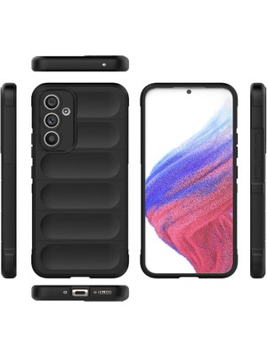 ZORE Galaxy A54 Kılıf Esnek Tpu Oyuklu Arka Yüzey Tasarımlı Zore Etnik Silikon Kapak