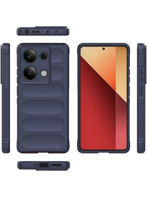 ZORE Redmi Note 13 Pro 4g Kılıf Esnek Tpu Oyuklu Arka Yüzey Tasarımlı Zore Etnik Silikon Kapak