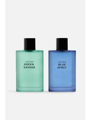 Zara Man Green Savage + Zara Man Blue Spırıt Edt 2X90 ml Erkek Parfüm Seti
