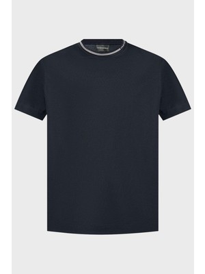 Emporio Armani Pamuklu Bisiklet Yaka T Shirt Erkek T Shirt 6D1T95 1josz 0920