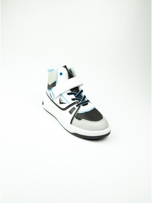 Babalı 1001 Armix Çocuk Bilekli Spor Ayakkabı Beyaz