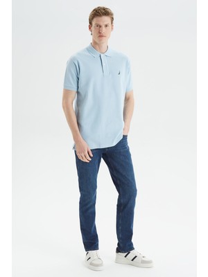 Nautica Classic Fit % 100 Pamuk Düğmeli Polo T Shirt Erkek Polo T Shirt K35000T 4fs