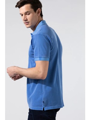 Nautica % 100 Pamuklu Polo Yaka Classıc Fit T Shirt Erkek Polo Yaka T Shirt K35111T 4cm