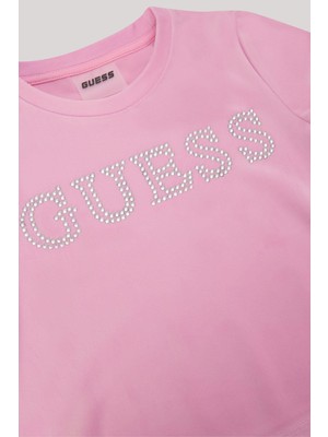 Guess Bg Store Kız Çocuk Pembe T-Shirt