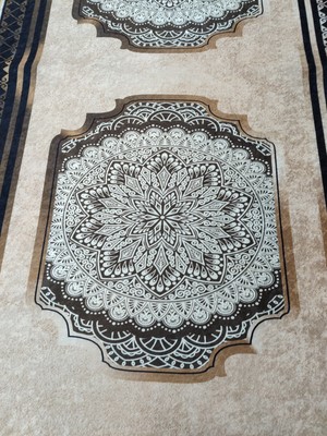 Zeyra Home 100X200 cm  Dijital Baskı Kaymaz Dod Taban Süngerli Yolluk