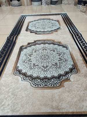 Zeyra Home 100X200 cm  Dijital Baskı Kaymaz Dod Taban Süngerli Yolluk