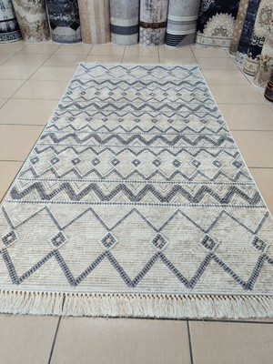 Zeyra Home 100X200 cm  Dijital Baskı Kaymaz Dod Taban Süngerli Yolluk