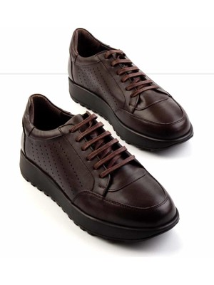 Bambi Kahve  Deri Erkek Casual Ayakkabı E01757711103
