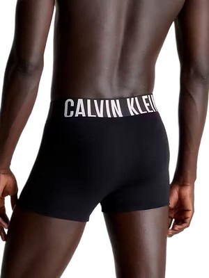 Calvin Klein Erkek 3'lü Siyah Boxer Trunk 000NB3608A