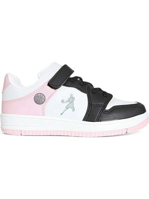 Kidessa 1608 Anatomik Tabanlı Unisex Çocuk ve Genç Sneakers Ayakkabı - NKT01608-SIYAH Pembe-30